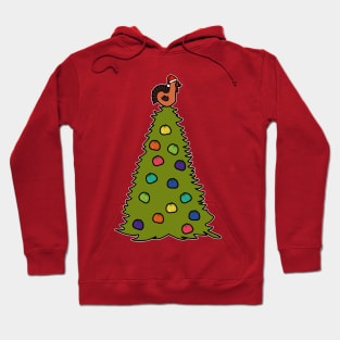 Thanksgiving Tree with Turkey Topper Graphic Hoodie